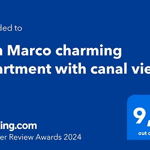 San Marco Charming With Canal View Apartamento